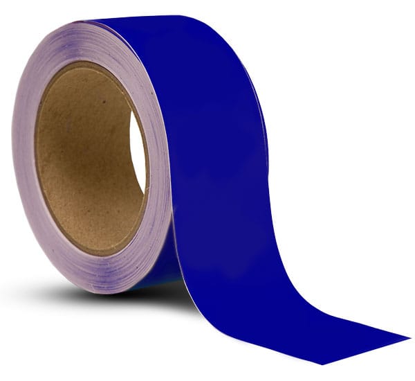 Blue Vinyl Floor Marking Tape Blutape, Colored Vinyl Floor Marking Tape