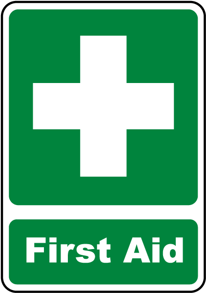 First Aid Sign - Claim Your 10% Discount