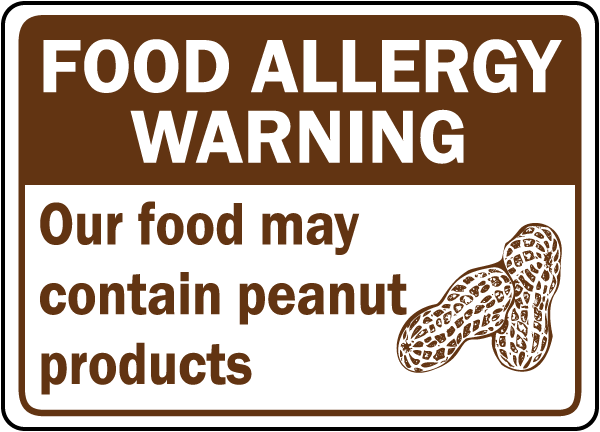 Peel /& Stick No nuts peanuts Personalized. 180 allergy caution labels