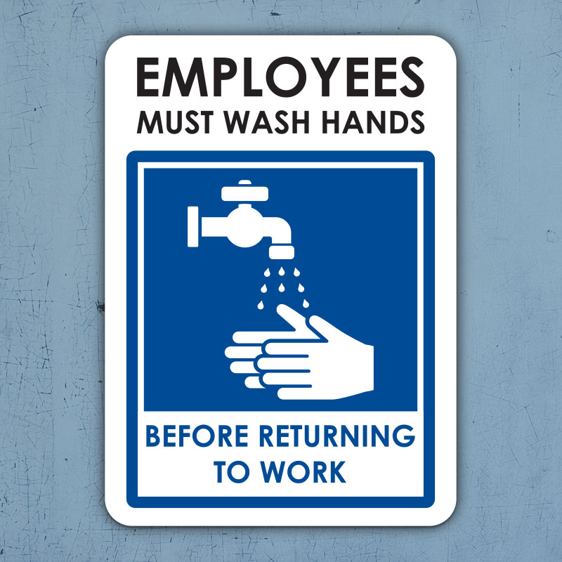 Wash Hands Before Returning To Work Sign Printable Free