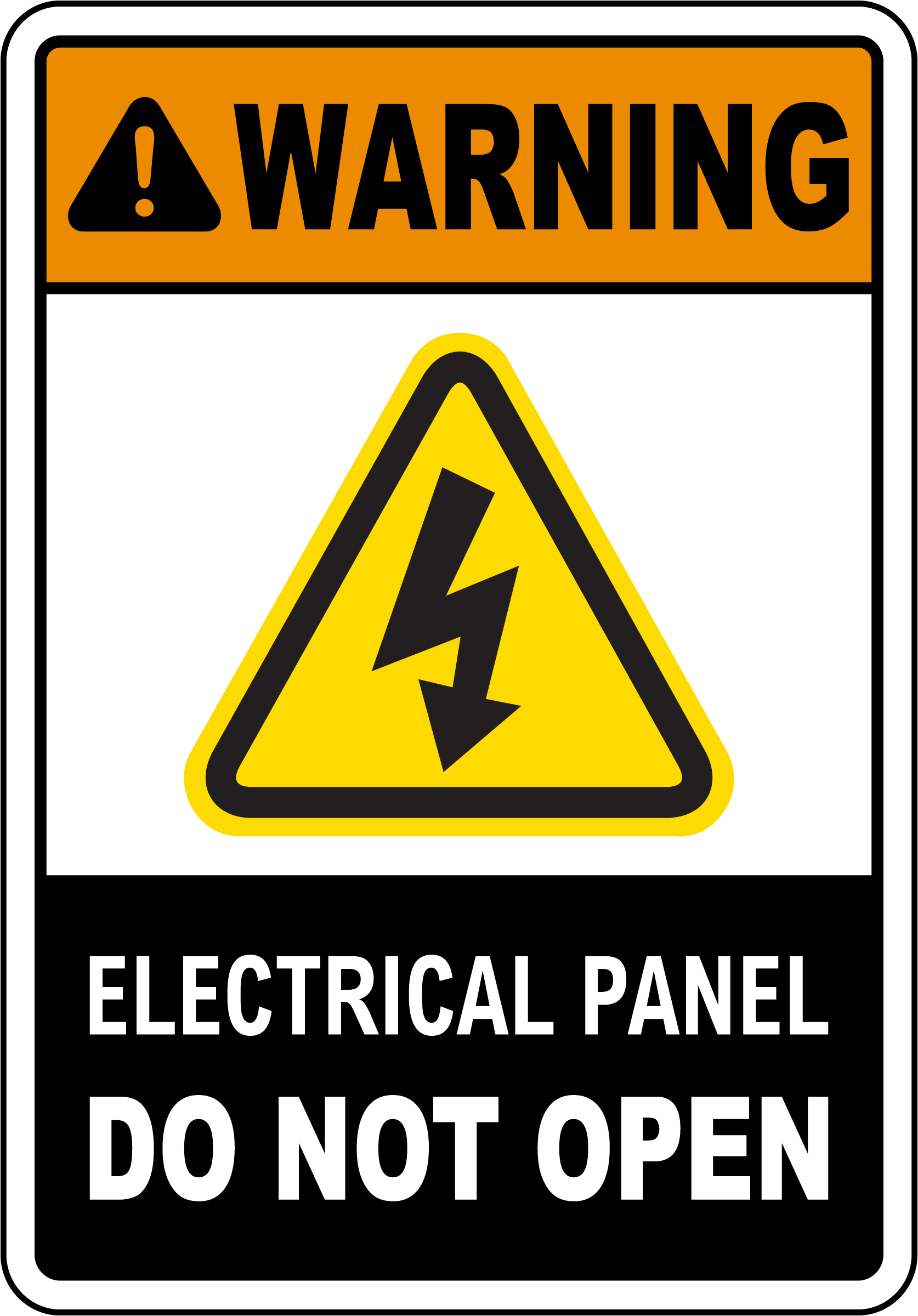 thumbnail image 2 of Aluminium Warning Panel Sign – A-Waste 30x40cm, Universal Hazard Plate (T018, Type A) Made In Germany 2 of 6