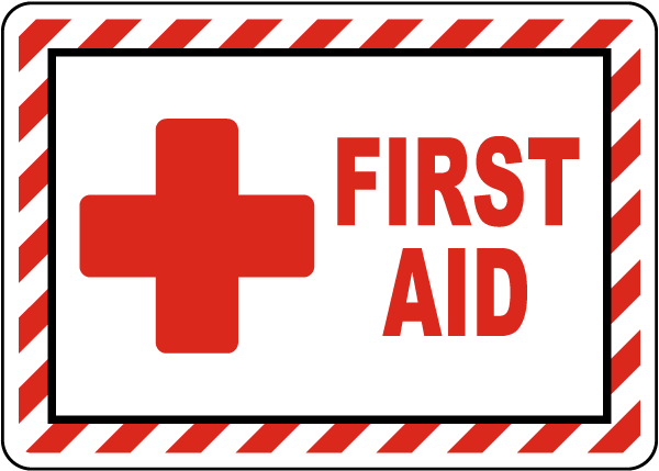 First Aid Sign - Get 10% Off Now