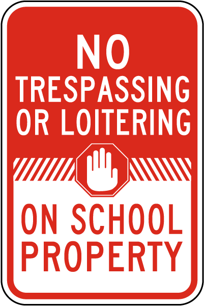 Cartello Metallo No Trespassing Con Paletto – Ape E Giardino 17,5x22 Cm
