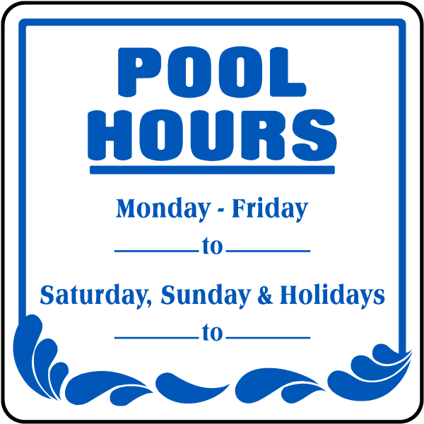 pool hours