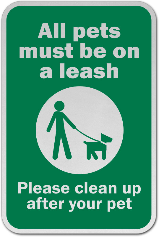 Please Clean Up After Your Pet Sign F7581 - by SafetySign.com