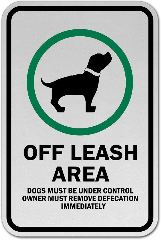Heavy Gauge Notice All Pets Must Be On A Leash Sign 12/" x 18/" Aluminum Signs