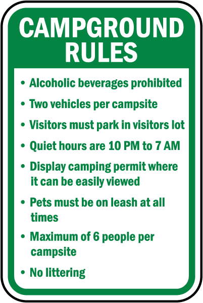 Camping rules. Campsite Rules. Campsite Rules правила. Campsite Rules 10 правил.