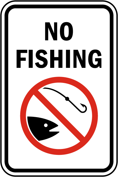 Danger Sign NOT HAPPY I SHOULD BE FISHING 