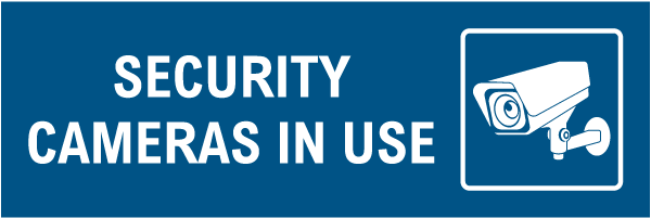 Security Cameras In Use Sign 10 Online Discount
