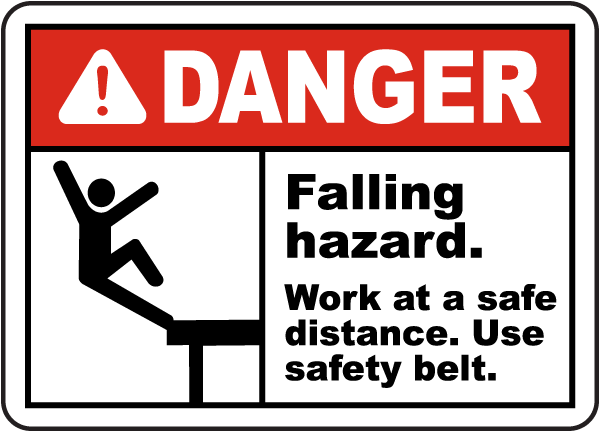 Sign save. Fall Hazard sign. Safety Belt sign. Fall Hazard worker. Skin Fall Hazard.