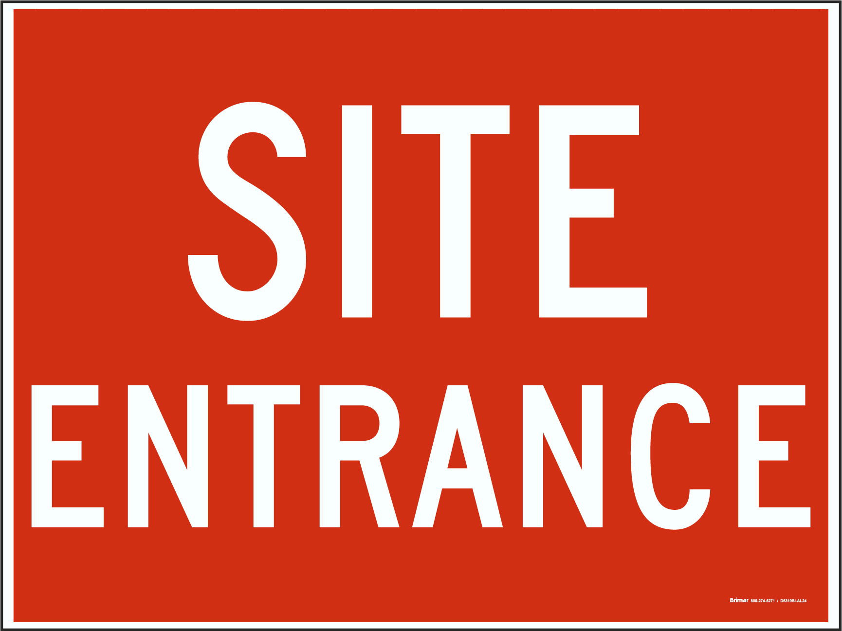 Construction Site Entrance Sign - G2720