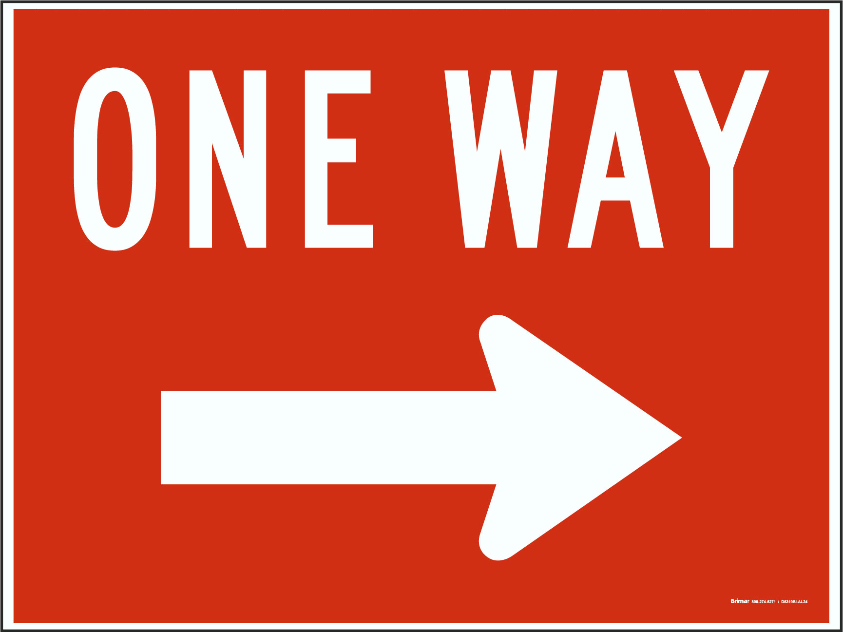 One Way Right Sign - Save 10% Instantly