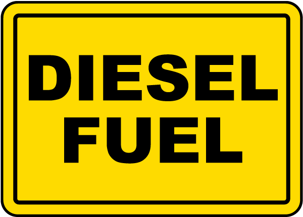 Diesel Fuel Sign G4837 By Safetysign Com