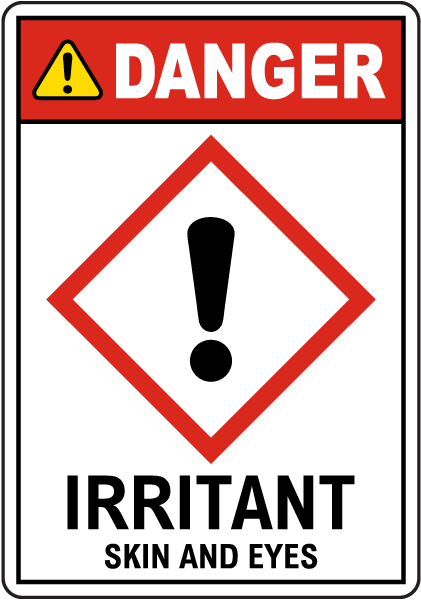 Danger Irritant GHS Sign - G4939