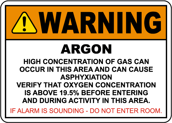 Argon Gas Signage