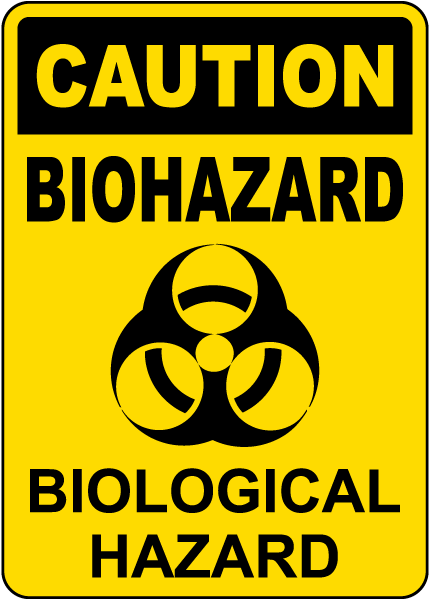 Caution Biohazard Biological Hazard Sign Claim Your 10 Discount