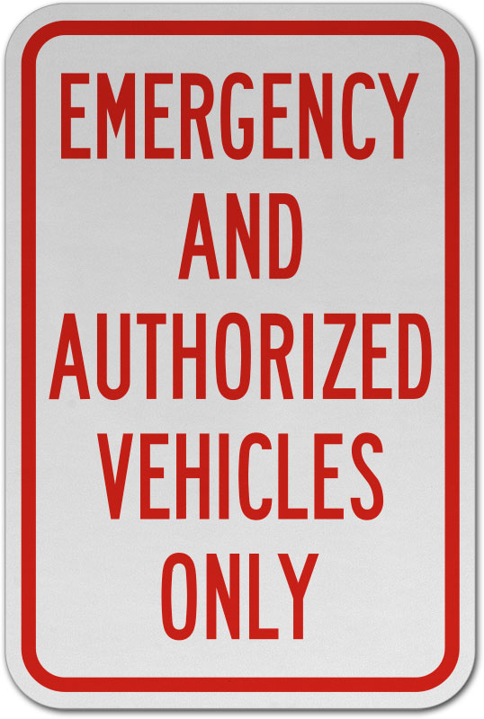 Choice of Sizes 1 STOP Authorised Vehicles Only Sign Weatherproof 3-5mm PVC 