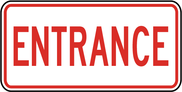 Entrance Sign - T5284
