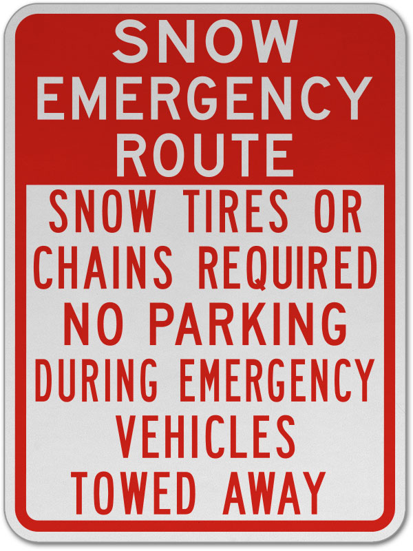 CUSTOM PERSONALIZED "EMERGENCY SIGN" Metal Aluminum Parking Safety Sign