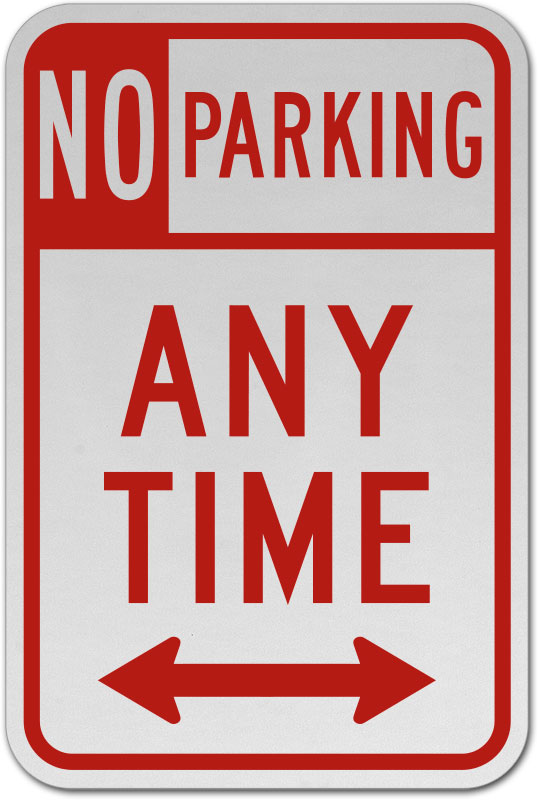 Choice of Materials & Fixings No Parking 24 Hour Access Clamping A4 sign 
