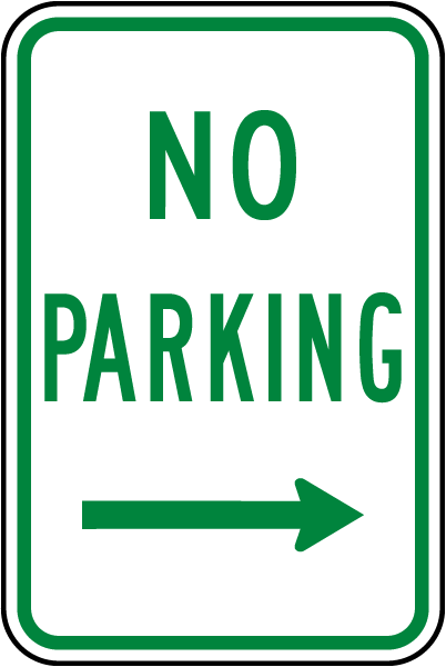 NO PARKING 24 HOUR ACCESS REQUIRED BI-DIRECTIONAL ARROW SIGN & STICKER OPTIONS 