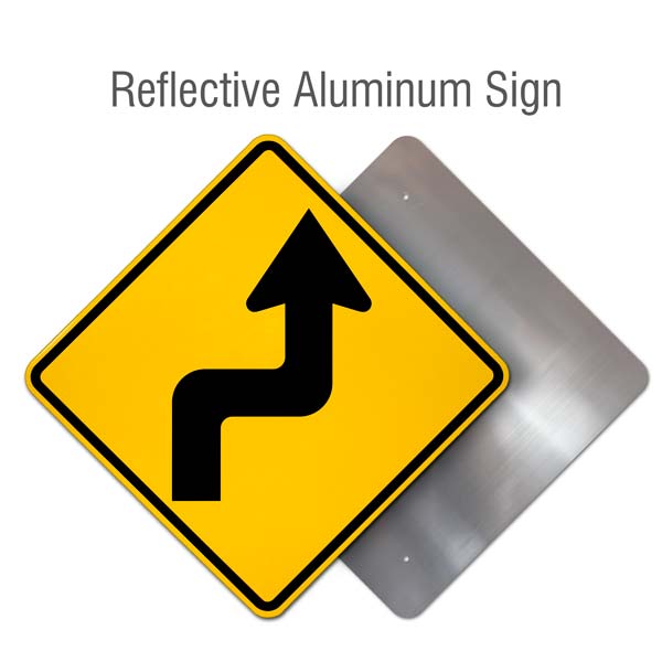 Right Reverse Turn Sign - Save 10% Instantly