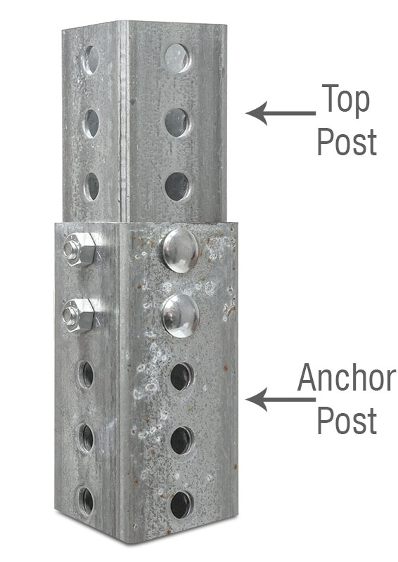 Galvanized Square Anchor Post Y3538