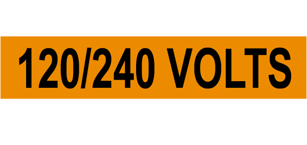120 / 240 Volts Marker