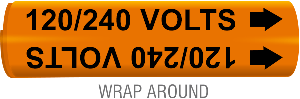 120 / 240 Volts Wrap-Around Marker