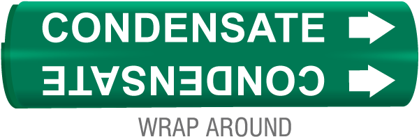 Condensate Snap-Around & Strap-On Pipe Marker