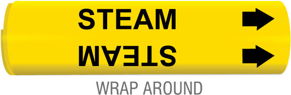 Steam Snap-Around & Strap-On Pipe Marker