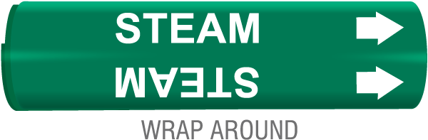 Steam Snap-Around & Strap-On Pipe Marker