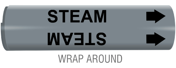 Steam Snap-Around and Strap-On Pipe Marker