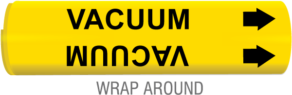 Vacuum Snap-Around & Strap-On Pipe Marker