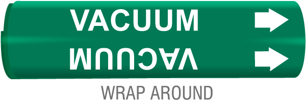 Vacuum Snap-Around & Strap-On Pipe Marker