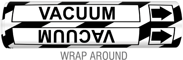 Vacuum Snap-Around & Strap-On Pipe Marker