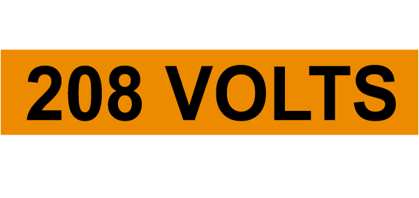 208 Volts Marker