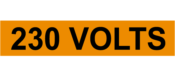 230 Volts Marker