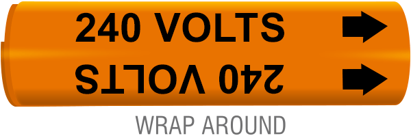 240 Volts Wrap-Around Marker