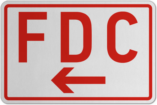 FDC (Left Arrow) Sign