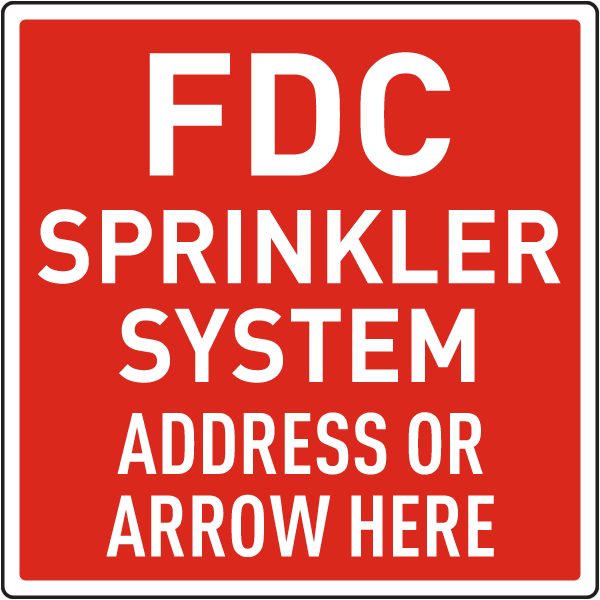 Custom Square FDC Sign - Claim Your 10% Discount