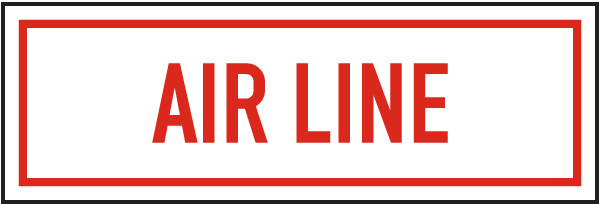 Air Line Sign