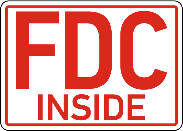 FDC Inside Sign