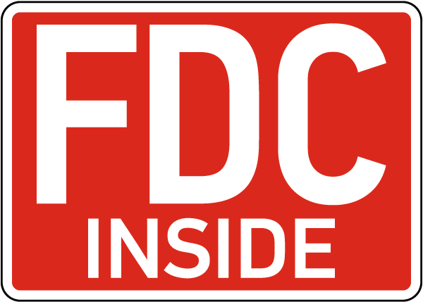 FDC Inside Sign