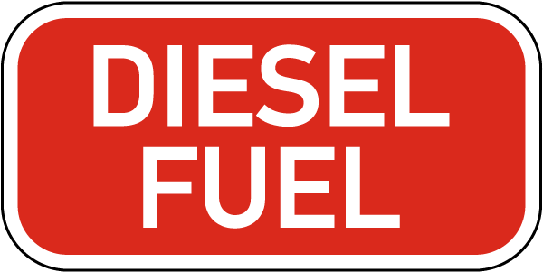 Diesel Fuel Sign