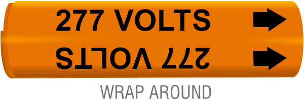 277 Volts Wrap-Around Marker