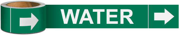 Water Pipe Marker on a Roll