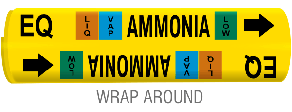 Equalizer Ammonia Pipe Marker