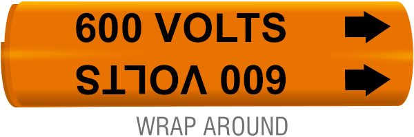 600 Volts Wrap-Around Marker