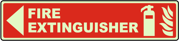Fire Extinguisher Left Label